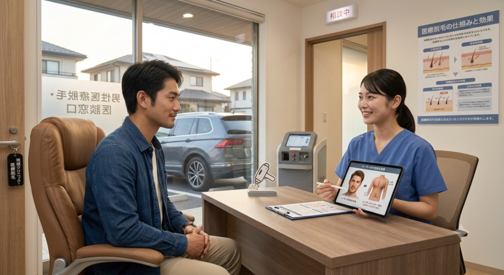 メンズ医療脱毛無料カウンセリングのイメージ画像